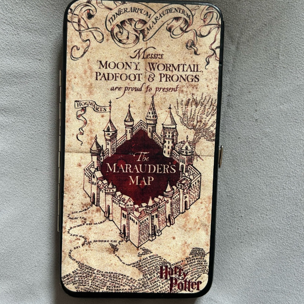 Harry Potter The Marauders Map Wallet with Click Opening